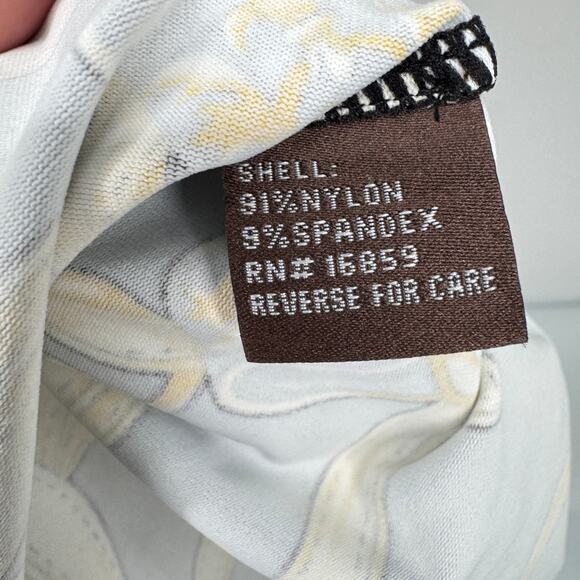 J. McLaughlin Sophia Dress Knee Length Gold Chesire Pattern size Medium‎ - Picture 7 of 9